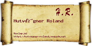 Hutvágner Roland névjegykártya